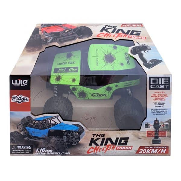 King Cheetah Turbo RC Car - GT50433 - Green