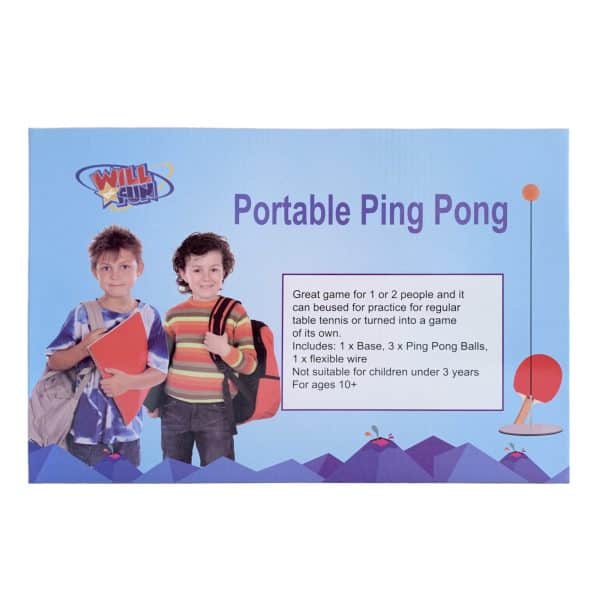 Portable Ping Pong - GT 98743 - Back